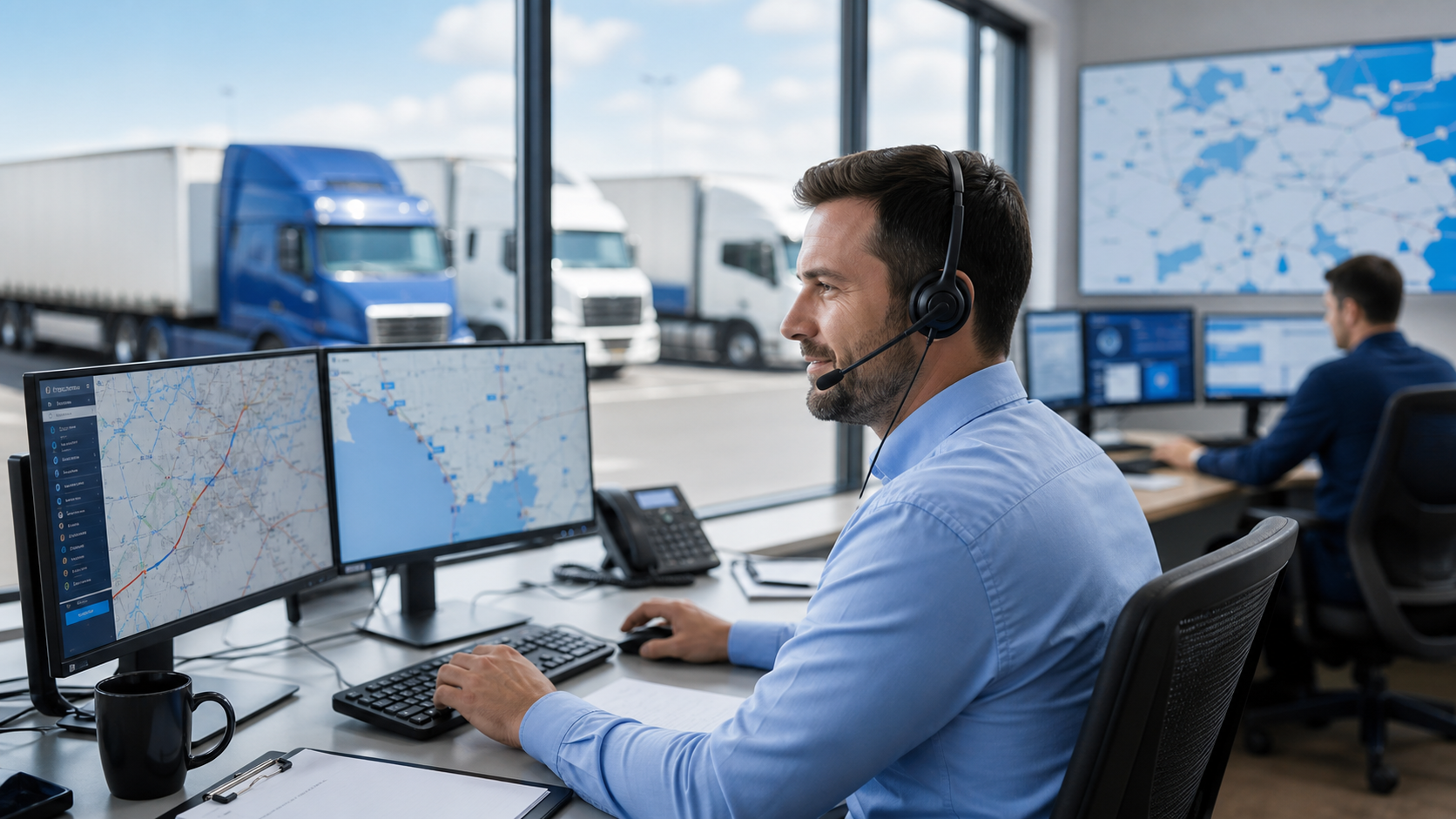Truck dispatch operations dashboard